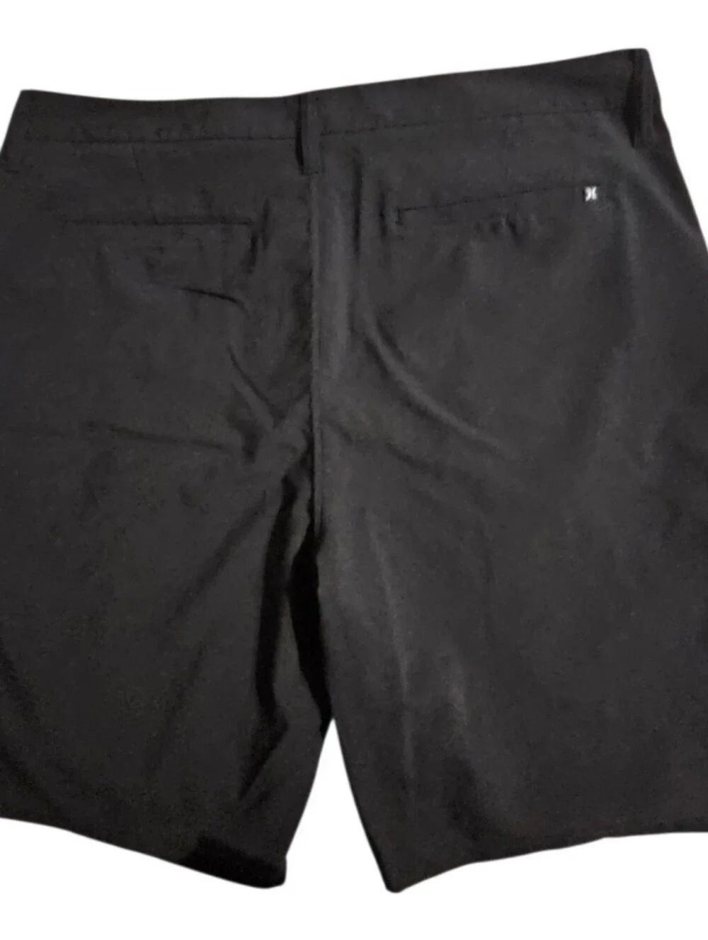 Hurley Black Men's Flat-Front Casual Shorts